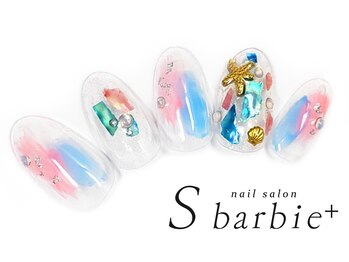 ネイルサロンエスバービー(nail salon S barbie)/最新ネイル８月サマーニュアンス