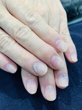 ネイルモア 三軒茶屋店(NAIL moA)/カラグラ+ストーンアート☆