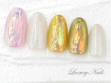 ラグジュアリーネイルズ カワグチ(Luxury Nails Kawaguchi)/うるうる*オーロラネイル