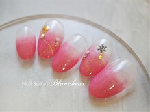 ネイルサロン ブランシュール(Nail Salon Blancheur)/ピンクのオーメントネイル
