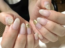 デューネイルスタジオ(dew nail studio)/ホワイトマグネットニュアンス