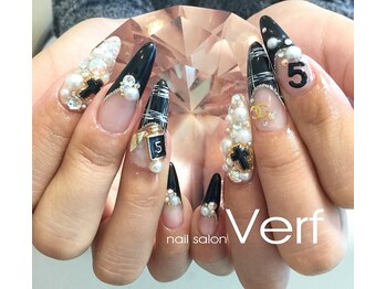 ネイルサロン べルフ(nail salon Verf)/チェックデザイン(^_-)-☆