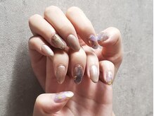 イビズ 新宿店(eviz)/もやもやネイル