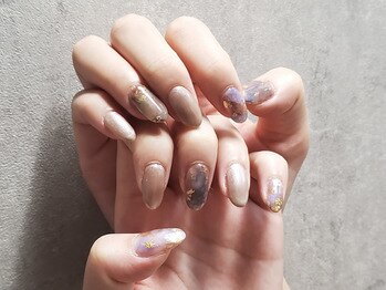 イビズ 新宿店(eviz)/もやもやネイル