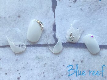 ネイルアンドまつげエクステ ブルーリーフ 四谷三丁目店(Blue Reef)/フラワーネイル