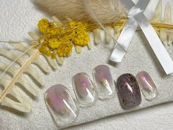 ブレス 仙台駅前本店(BLESS)/ニュアンスミラー花火ネイル!