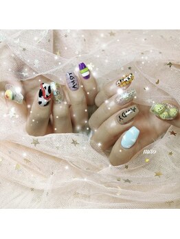 リンドネイル バイ モカ アンド ララ(Lind nail by moca and LaLa)/キャラクターネイル