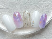 ヴィオラ(VIOLA)/梅雨ネイル/ニュアンス