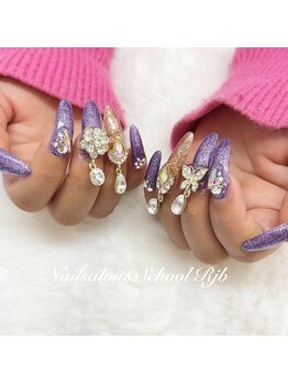 キラキラビジューデザイン