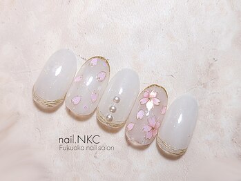 NKC/さくらホログラムネイル