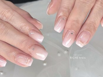 春色リボンネイル