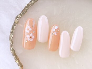 ネイルサロンフォーユー(for u)/桜ネイル￥5980