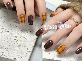 モアグラム 池袋東口店(More Glam)/チェックネイル