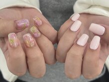 ジェミーネイル エビス(Jemiy nail ebisu)/シンプル花柄ガーリー