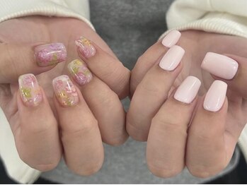 シンプル花柄ガーリー