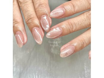 桜ホロピンクマグネイル