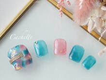 カシェット(Cachette)/タイダイネイル