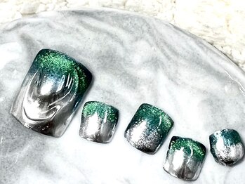 ラウレアネイル(laule'a nail)/マグネットグラデーション