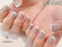 ワールド ビューティ ヴィヴァルト 宝塚店(WORLD BEAUTY VIVALTO)/秋ネイル/フレンチ