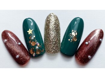 ネイルサロンアジアン 池袋店/クリスマス限定デザイン