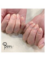 ネイルアトリエ ボン(nail atelier bon)/チークネイル