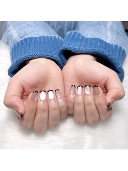 ネイリア(Nailia)/マグネットフレンチ¥7500→¥6500