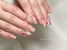 サロンドルリネイル(salon de Ruri nail)/上品ガラスフレンチ