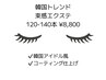 【束感エクステ】(韓国風) 120～140本￥8800※LED変更可能