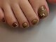 ブランシェール(blancher)の写真/【foot omakase】こなれ感のあるニュアンスフットネイル。フットバスケア付き