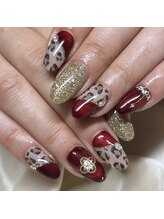 ソラール(SOLAR)/ボルドー&レオパード