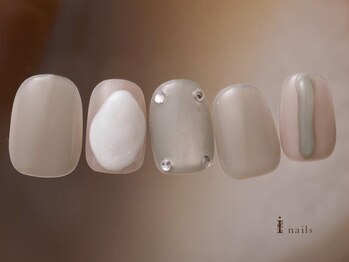 トレンド淡色ぷっくりアート