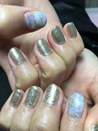 大理石風ネイル