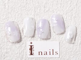 雪ニュアンス塗りかけ￥7700