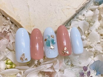 コルジャ(CORUJA)/ブルーシェルネイル☆6050