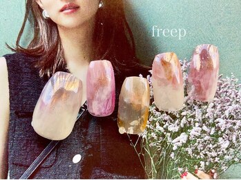 フリープ(freep)/9月月替わりネイル 春 夏 秋 冬