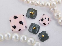 ティアリーネイル コレットマーレ店(Tiary Nail)/牛柄☆フットネイル