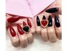 噛み爪シンプルスカルプ&ケア付14980yen★Acrylic nail bitten 新宿 噛み爪