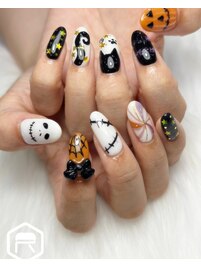 ハロウィンネイル