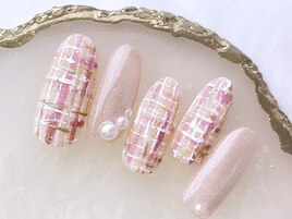 ツイードネイル¥7980