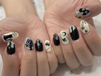 シャイン 船橋(Shine)/黒猫 ハロウィンネイル!
