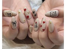 パーミル アイ アンド ネイル クマモト(permille ‰ eye&nail Kumamoto)/手書き風ネイル