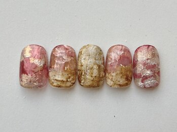 夕焼けニュアンスアート