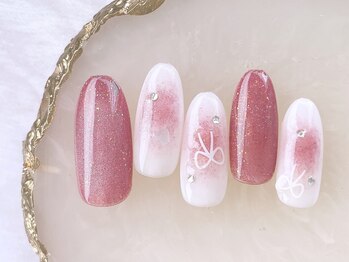 ネイルサロンフォーユー(for u)/チークネイル￥6980