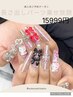 ☆ご予約専用☆成人式ネイル長さ出しアートパーツやり放題メニュー15999円