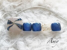 FOOTリボンネイル