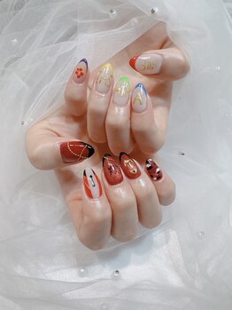 ラビットネイル 大阪なんば店(Rabbit Nail)/推しネイル