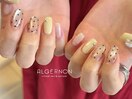 yellow × beige