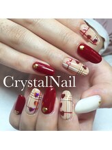 クリスタルネイル ボンベルタ橘店(CRYSTAL NAIL)/ハートネイル