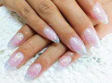 エムネイル(M Nail)/スカルプ(縦ホロラメ)ワンカラー