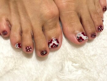 ネイルサロン ジュノ(JUNO)/フットアート10 担当るみ